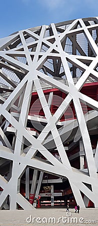 Fleeting the Nest, Beijing National Stadium Editorial Stock Photo